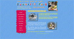 Desktop Screenshot of bushkillpark.com